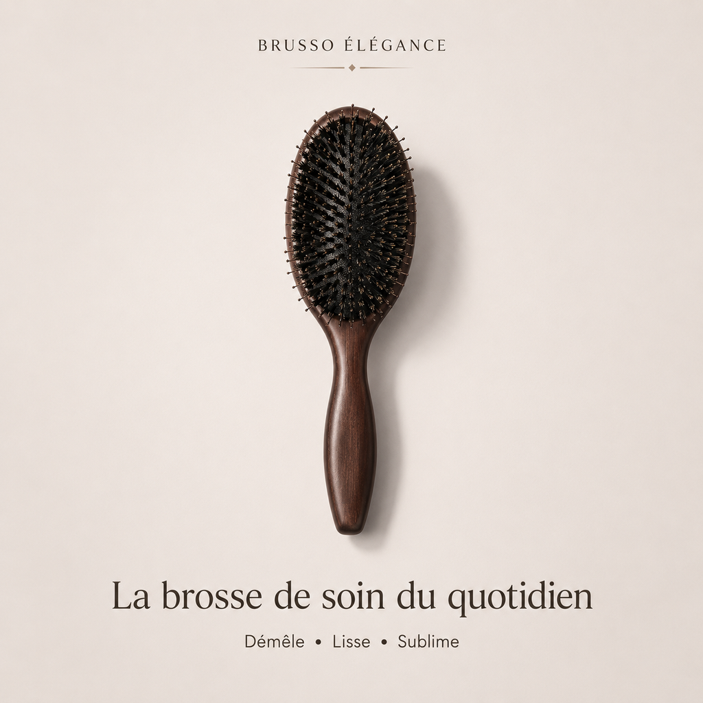 Brosse pour cheveux doux !